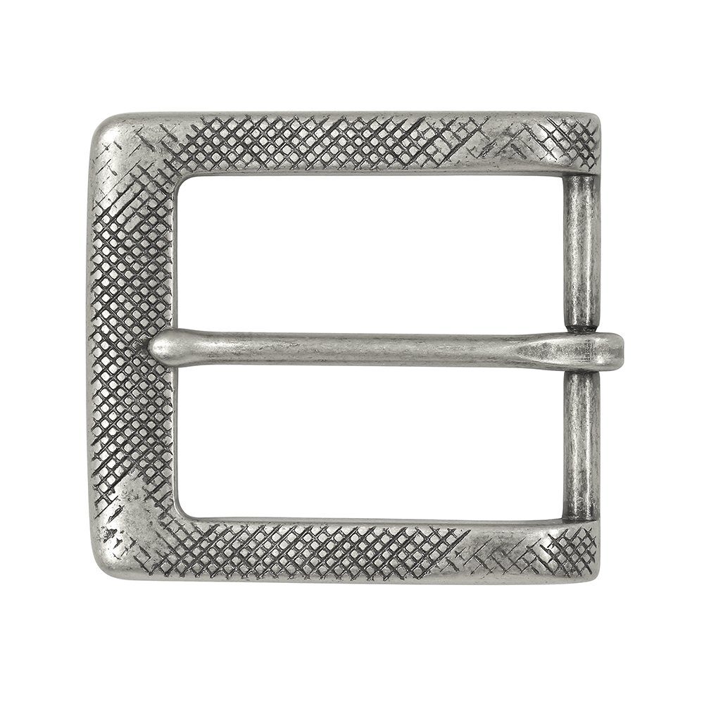 FREDERIC HERMANO Gürtelschnalle 40mm Zink Silber - Buckle Alto - 315107520020