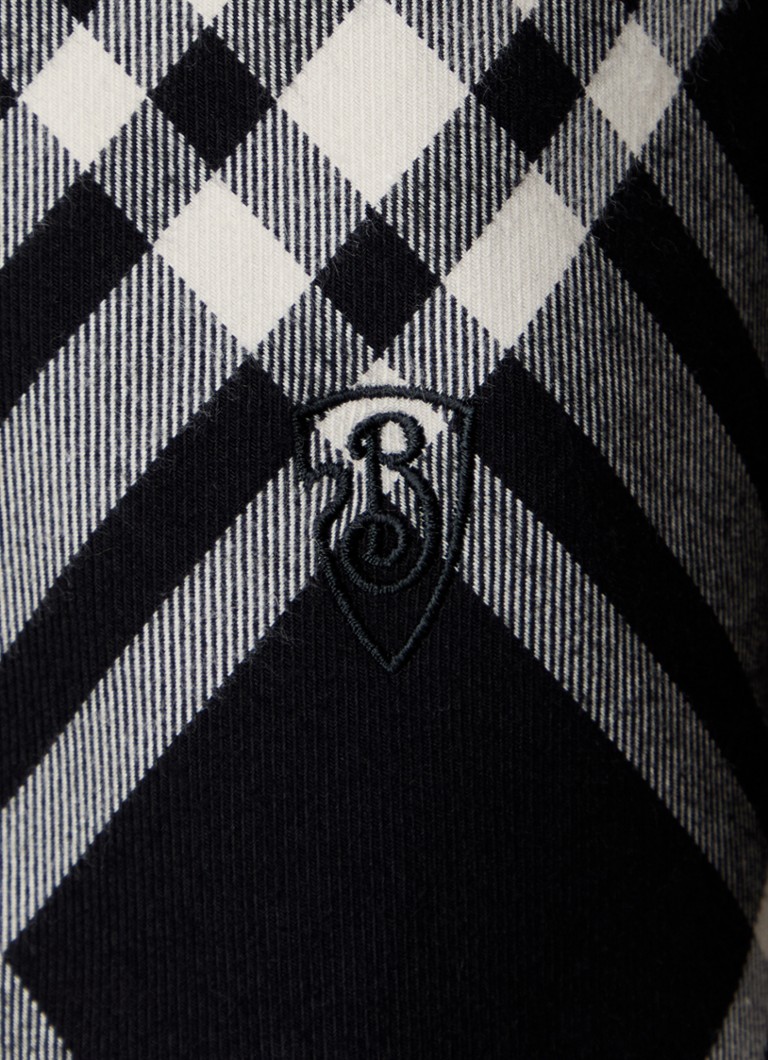 Κοντή μπλούζα Burberry με καρό σχέδιο