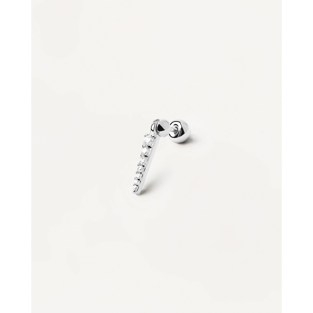 P D Paola Boucle d'oreille unique 925 Argent Boucles d'oreilles