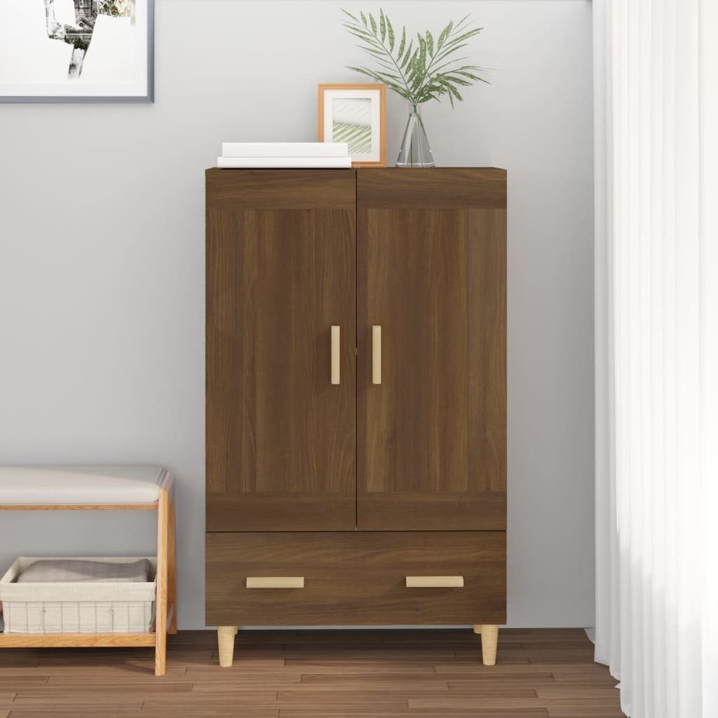 vidaXL Sideboard Highboard Braun Eichen-Optik 70x31x115 cm Holzwerkstoff (1 St)