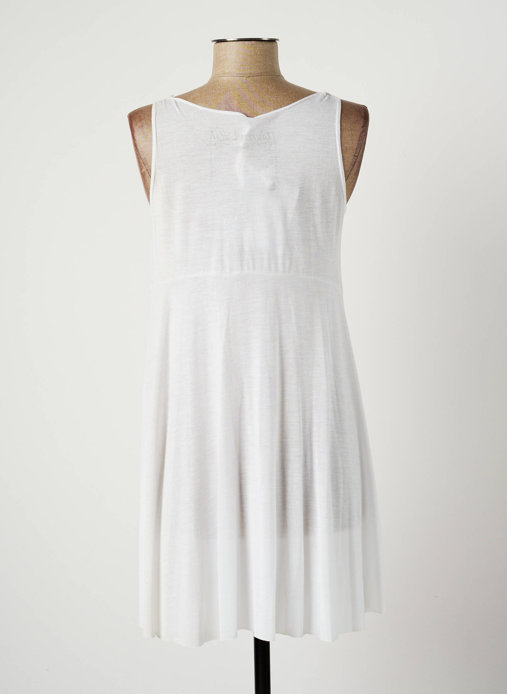 Lauren Vidal Tuniquemanchelongue Femme couleur blanc