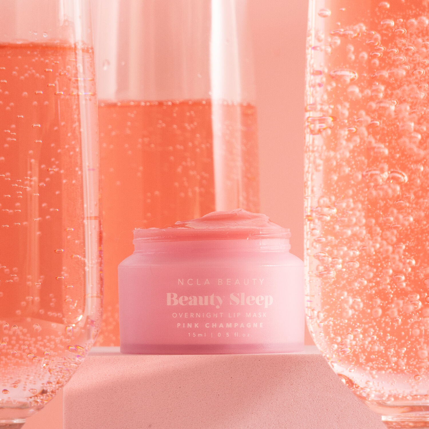 NCLA Beauty Beauty Sleep Overnight Lip Mask - Pink Champagne Masque lèvres
