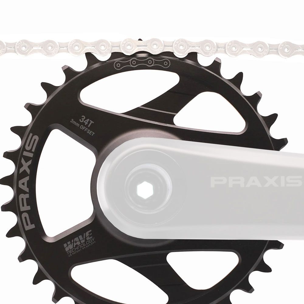 Praxis Works MTB 10/11/12-fach Direct Mount Kettenblatt 3mm Offset kaufen | Bike-Discount