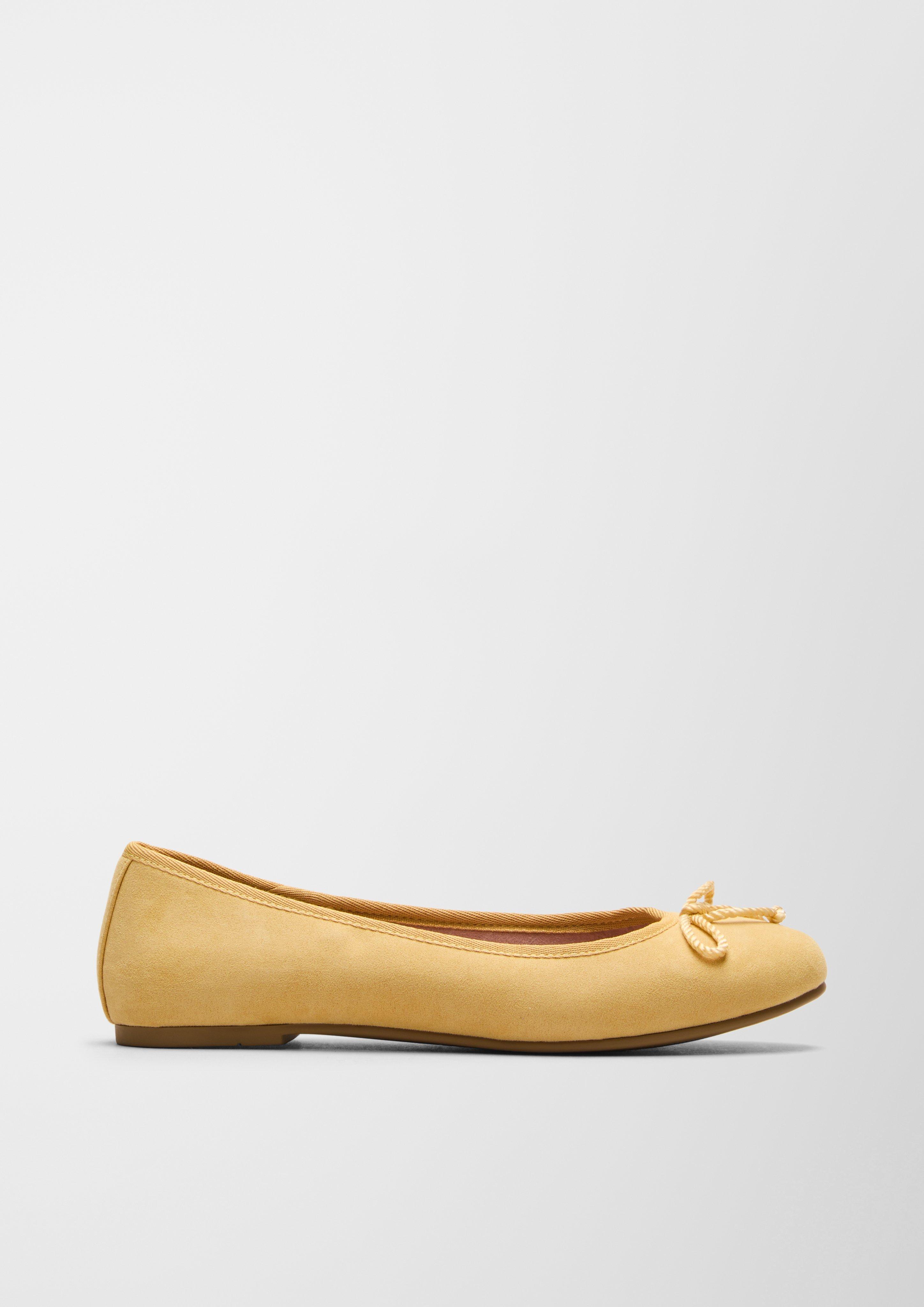 Ballerinas aus Lederimitat  6007387-619