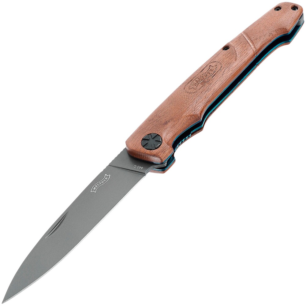 Walther Messer BWK 1 Blue Wood Knife