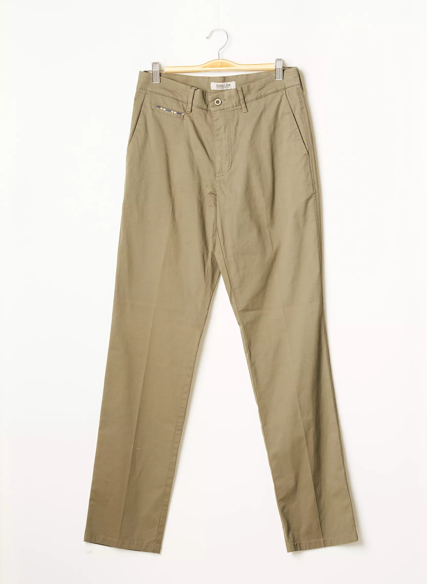 Lcdn Pantalons Chino Homme couleur vert