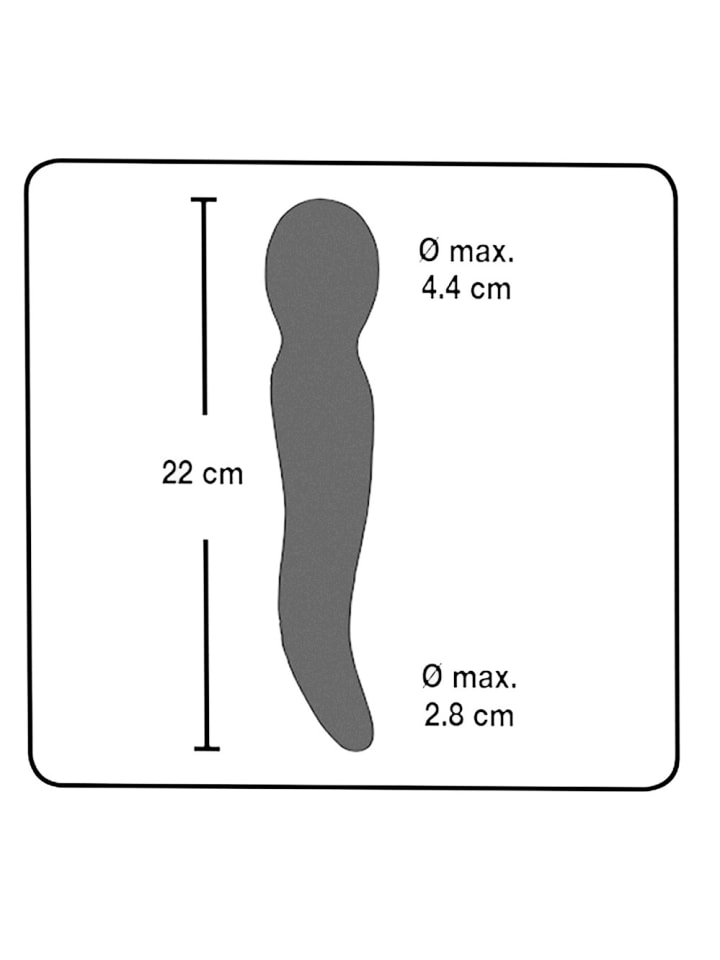 Sweet Smile Vibrator Rechargeable Dual Motor Vibe in lila günstig kaufen 22 cm
