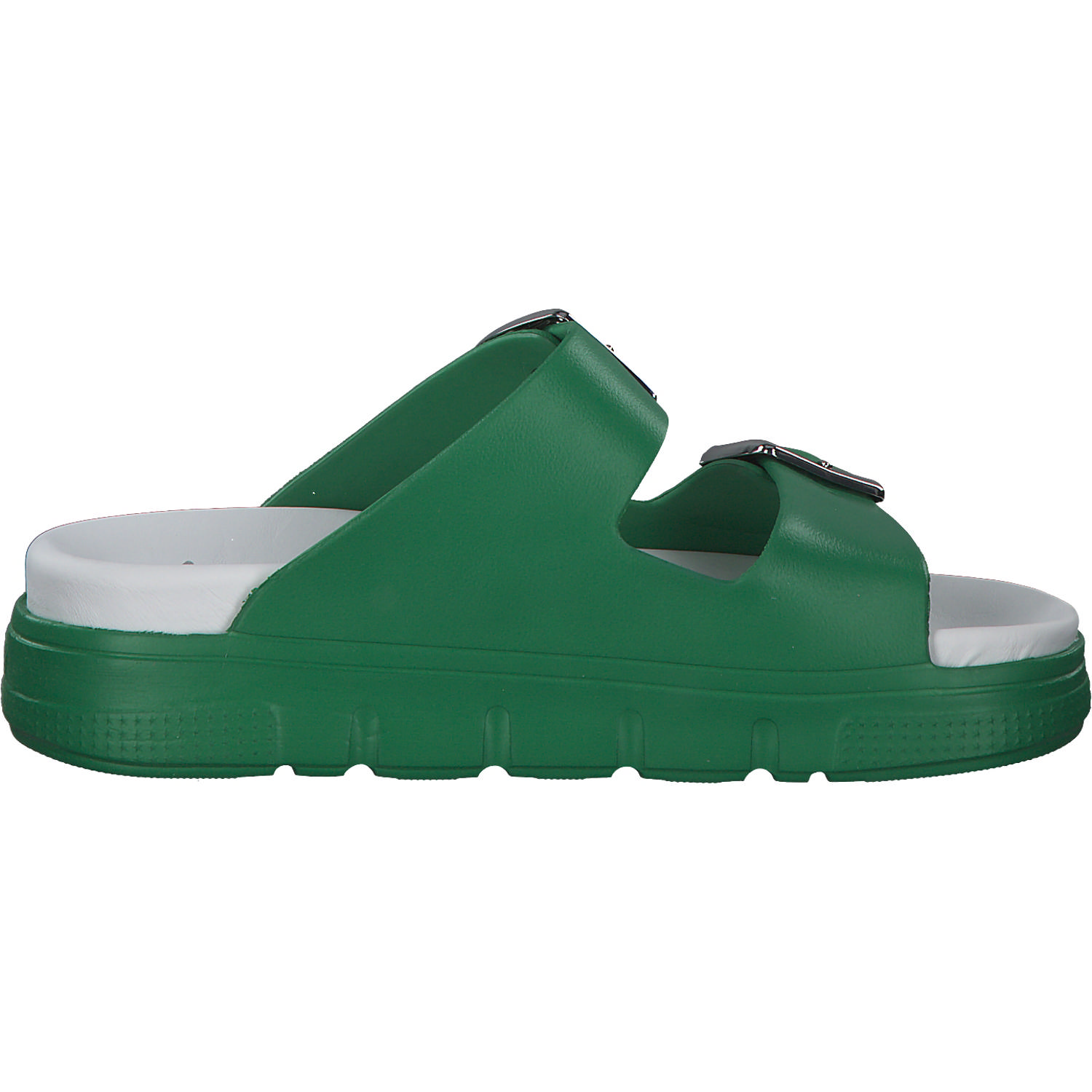 Rieker P2180, Plateau-Pantoletten, Damen, apple