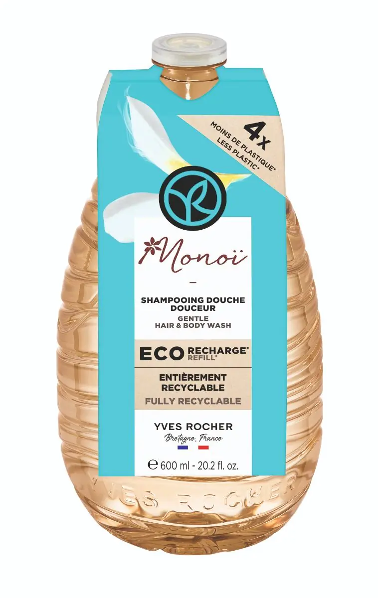 Αφρόλουτρο Yves Rocher Monoi - ανταλλακτικό, 600 ml