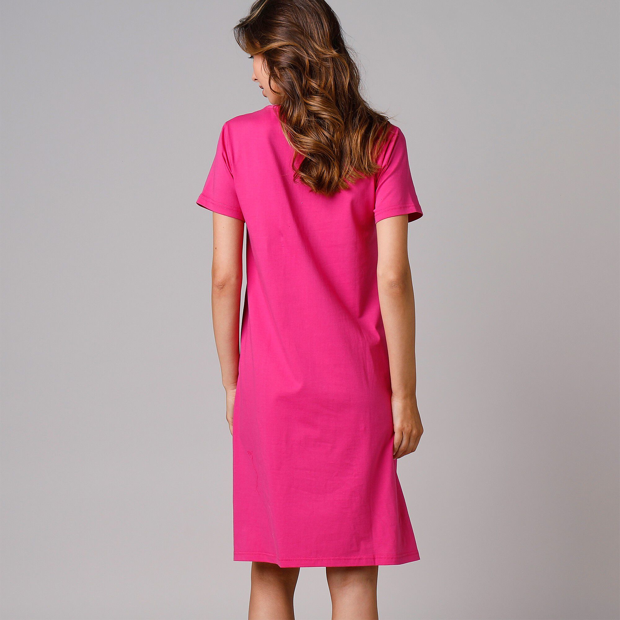 Chemise de nuit courte imprimé 