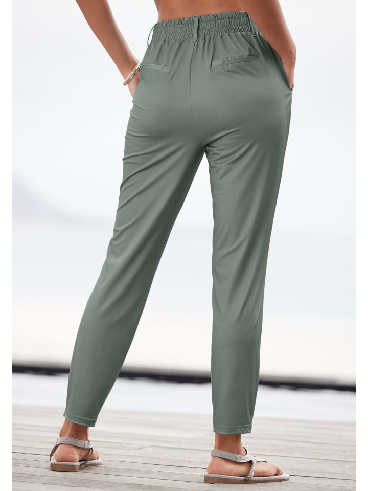 LASCANA Schlupfhose in jade günstig kaufen