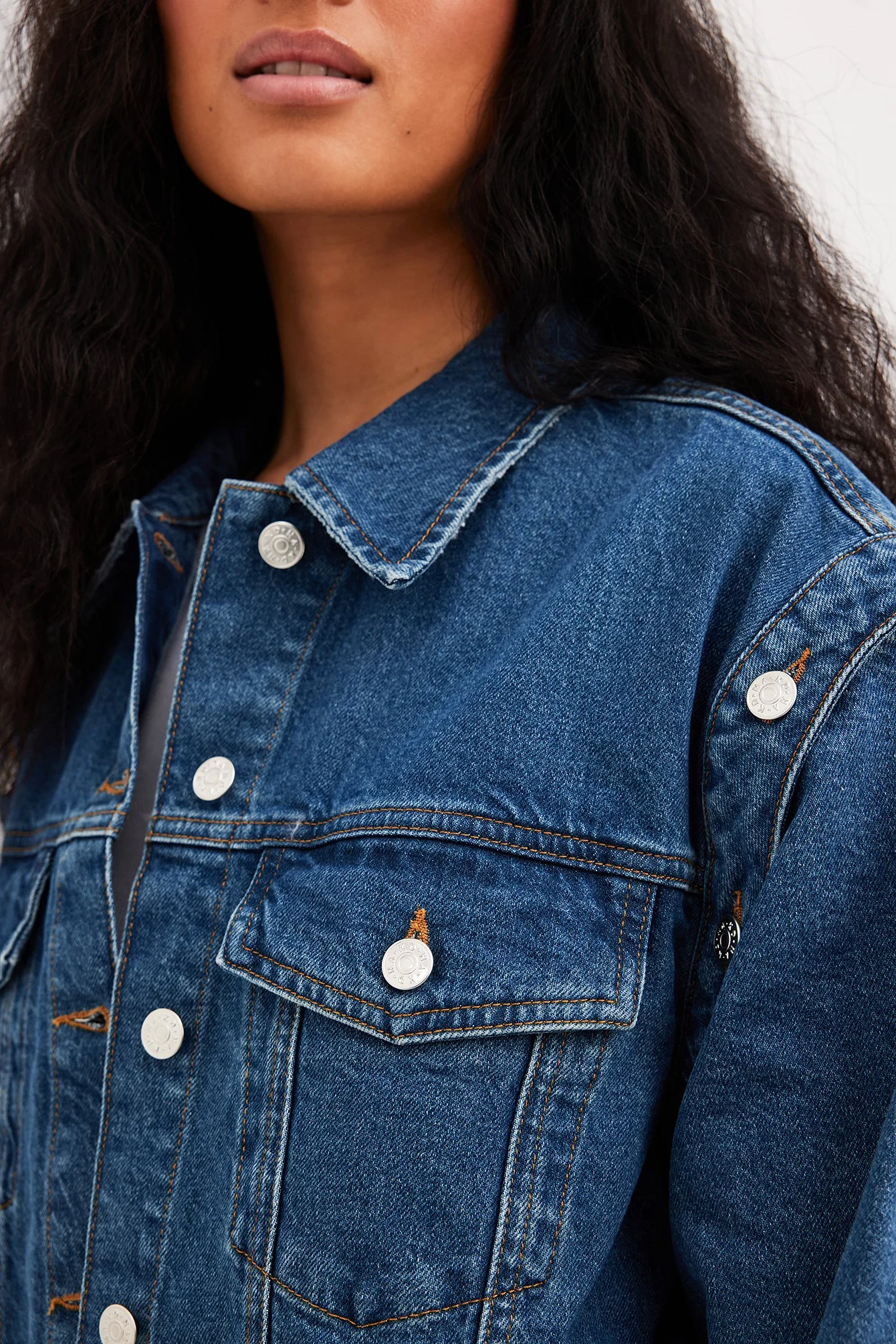 Recycelte Jeansjacke