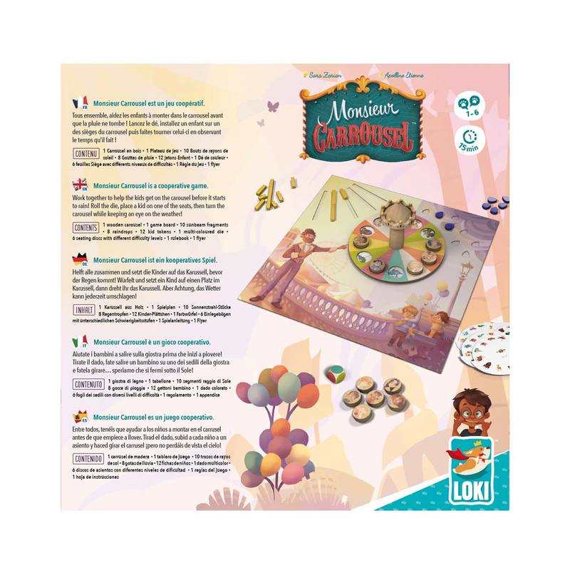 Jeu de société Mr Carrousel