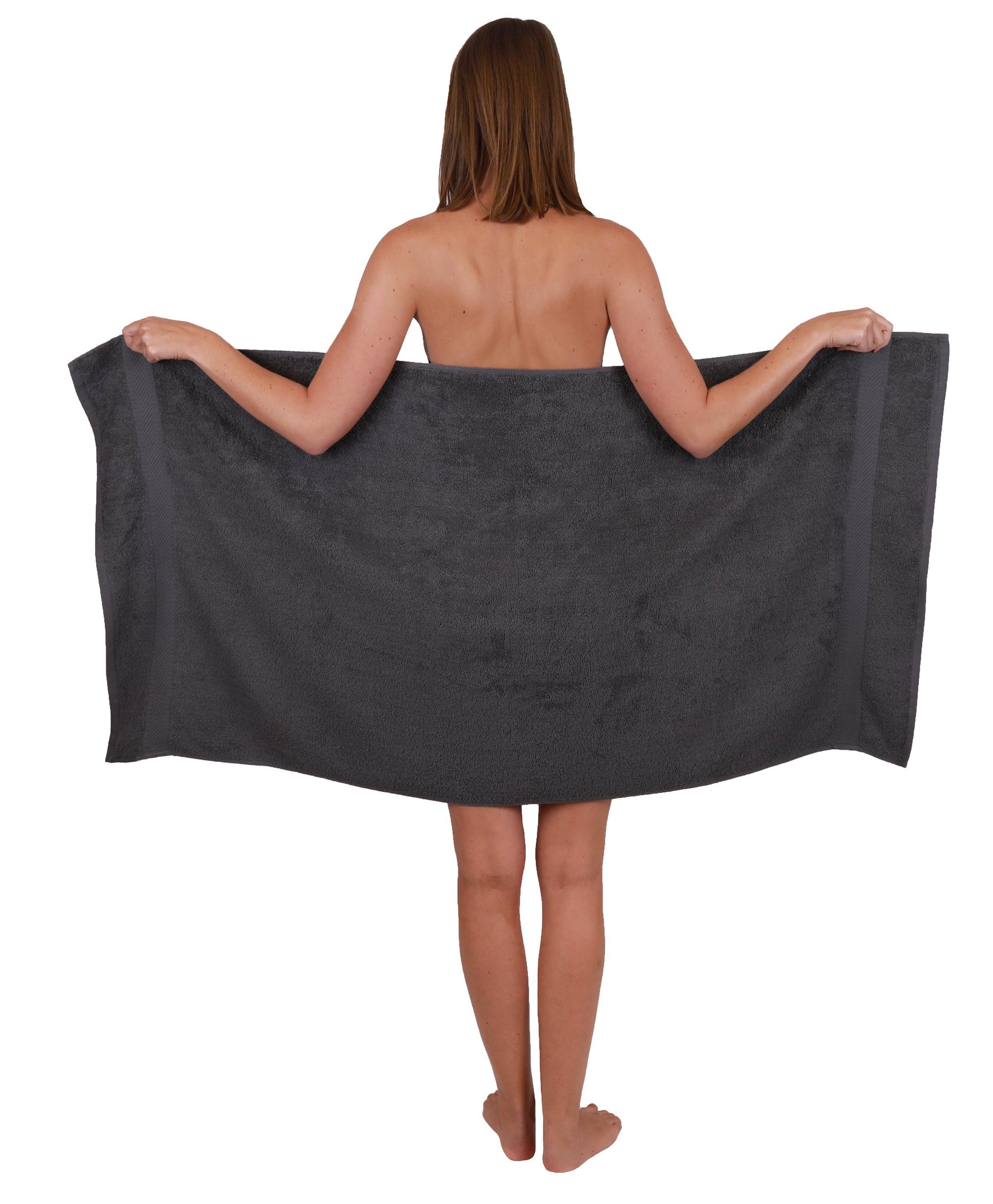 Betz Duschtücher 4 Stück Duschtücher Set Palermo Größe 70x140 cm 100% Baumwolle Badetuch Duschhandtuch Sporthandtuch, 100% Baumwolle