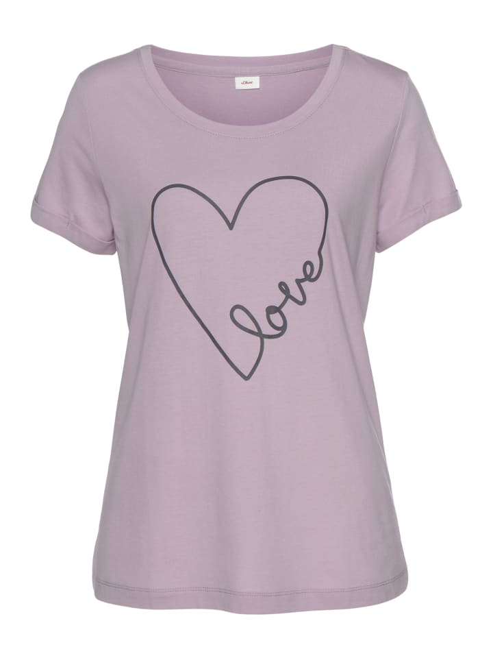 VIVANCE DREAMS Shorty in lila, anthrazit-gemustert günstig kaufen