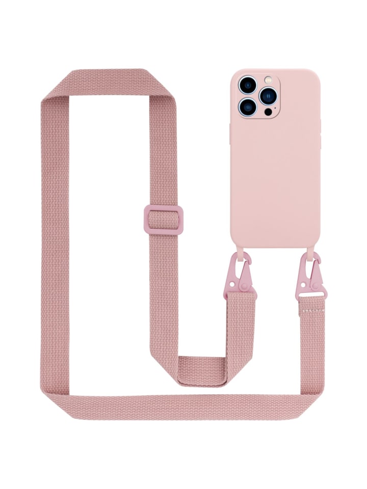 cadorabo Handykette für Apple iPhone 13 PRO MAX Hülle in LIQUID PINK günstig kaufen onesize