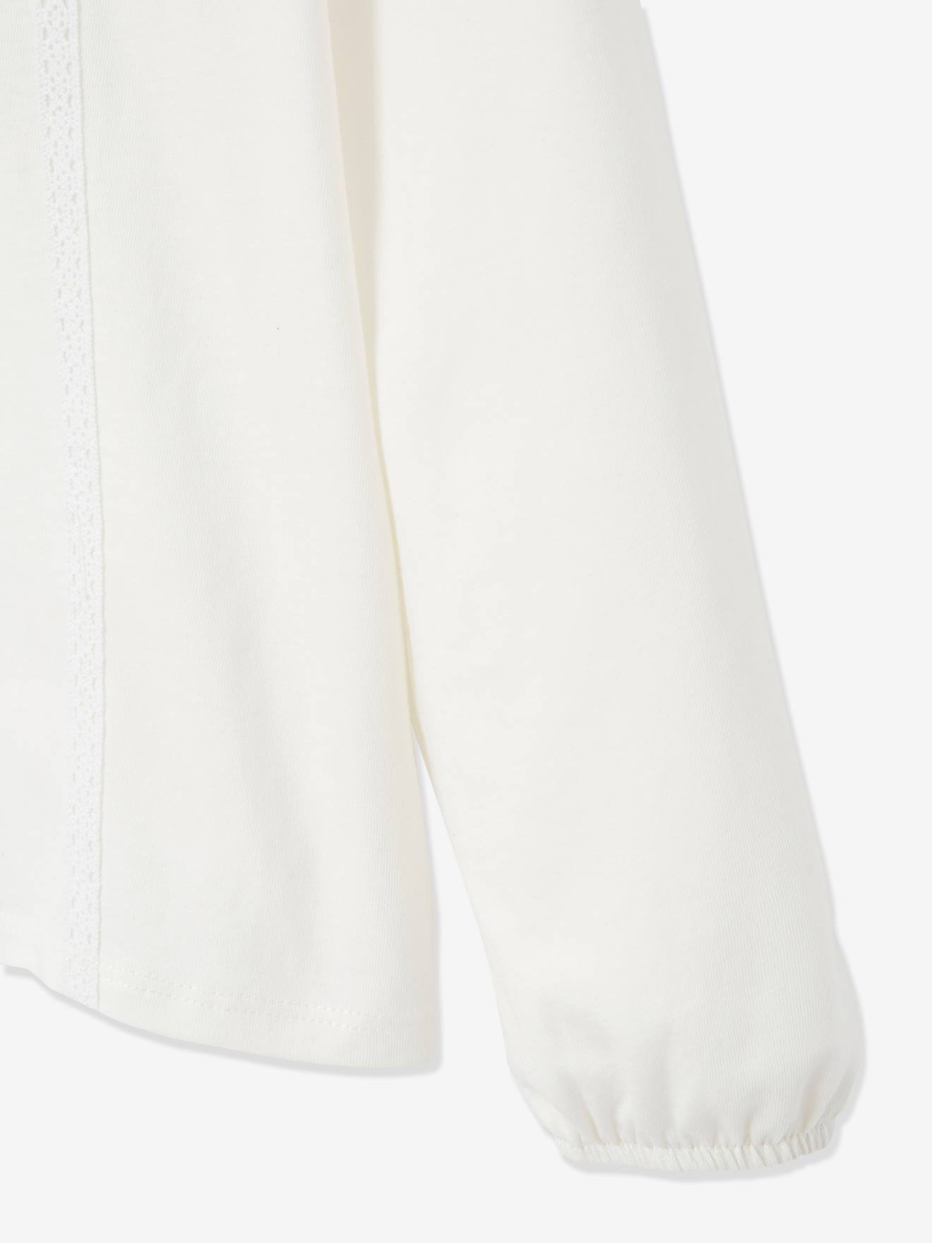 Vertbaudet Mädchen Blusenshirt BASIC - weiß