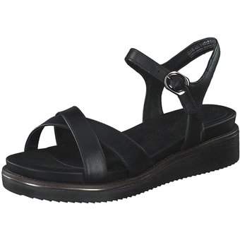 Tamaris Sandale in schwarz