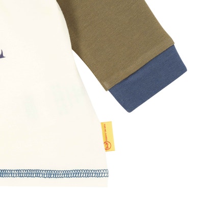 T-Shirt langarm, beige für Jungs