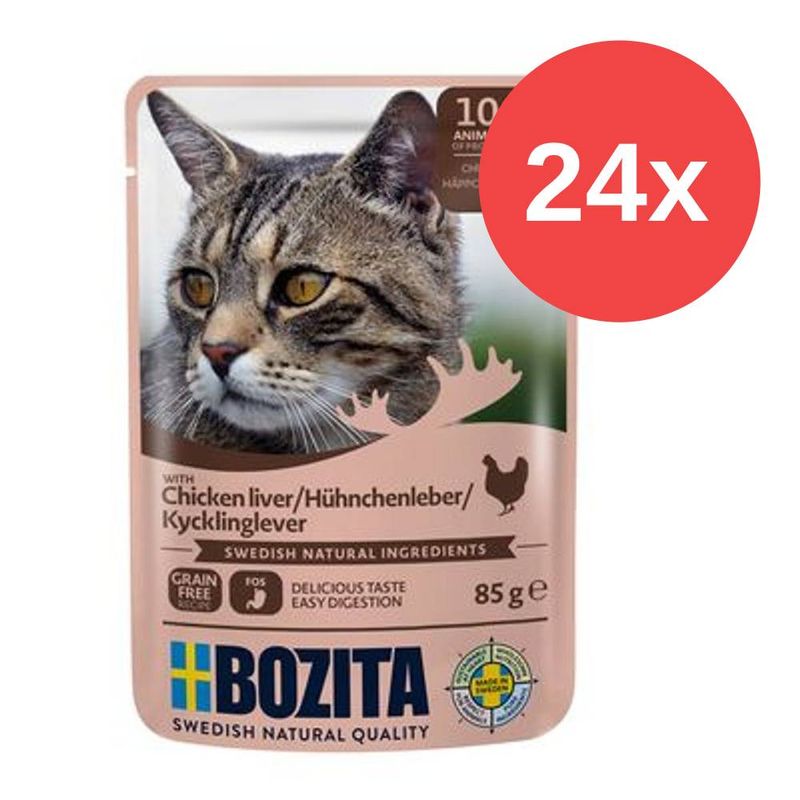 Sparpaket Bozita Häppchen in Gelee Pouch 24 x 85 g