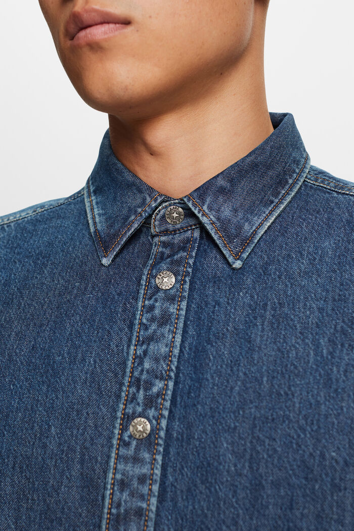 Jeanshemd, 100 % Baumwolle