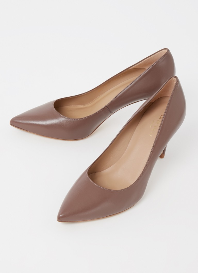 L.K.Bennett  Floret pump van leer