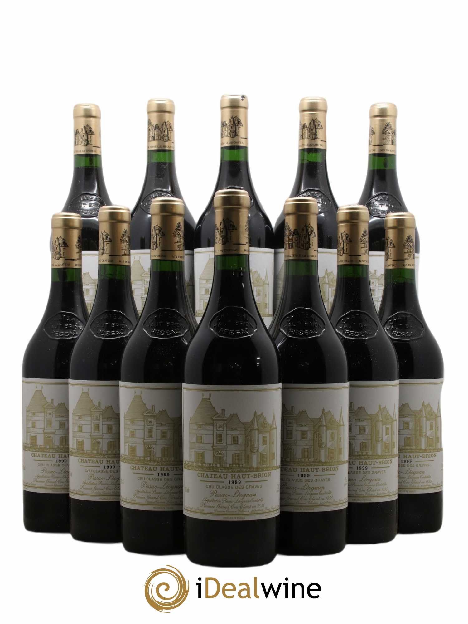 Château Haut Brion 1er Grand Cru Classé  1999 - Lot de 12 Bouteilles