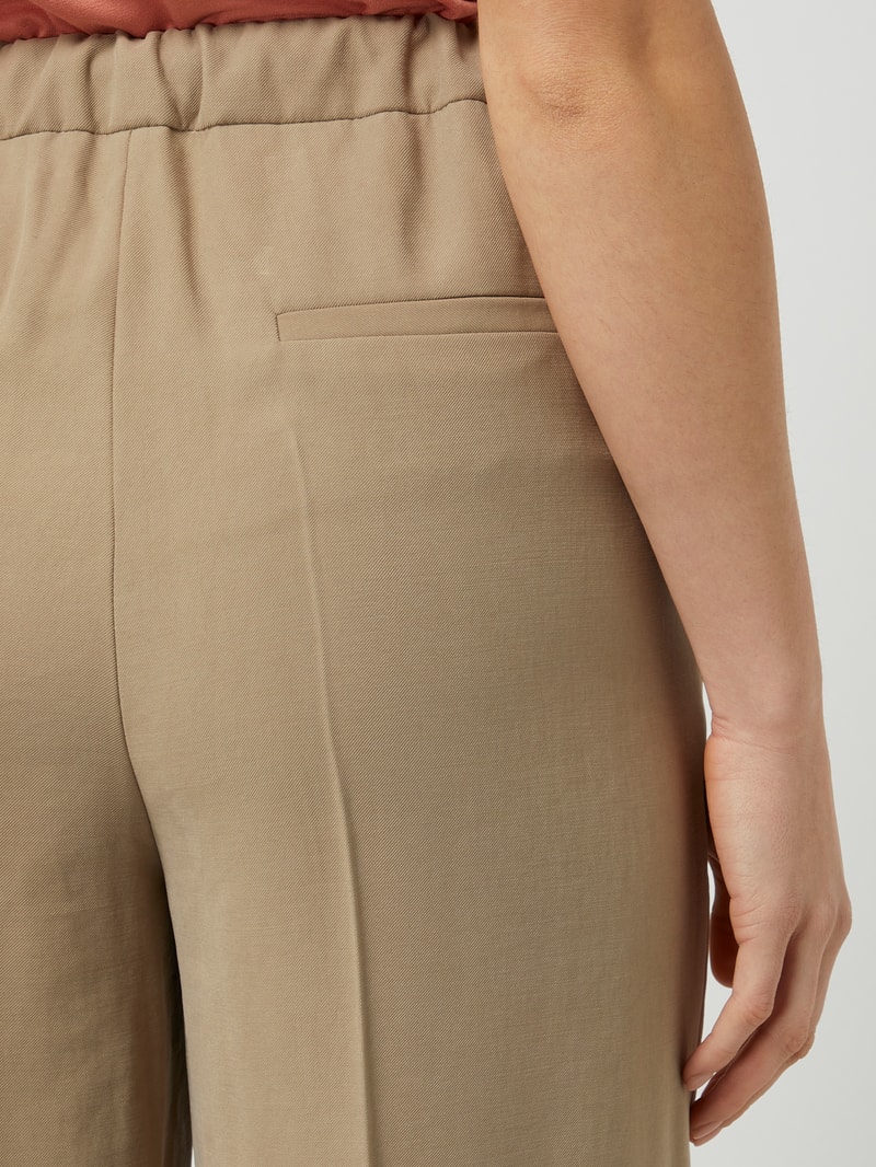 Culotte aus Viskosemischung in sand