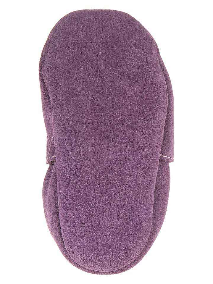 lamino Leder-Krabbelschuhe in Lila günstig kaufen 22/23