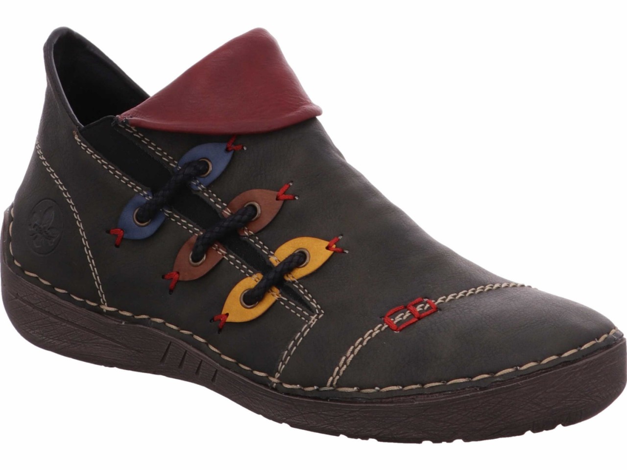 RIEKER Stiefeletten grün