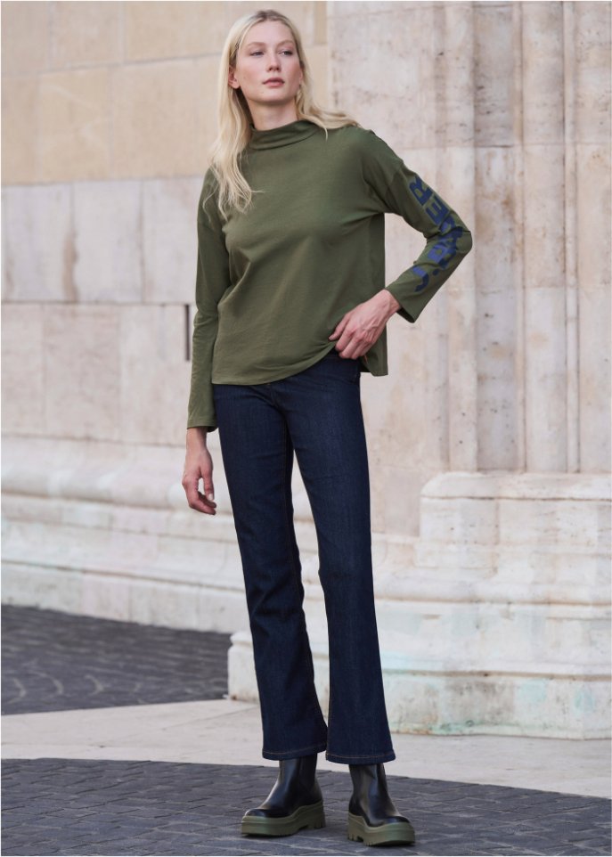 Langarmshirt aus Bio-Baumwolle