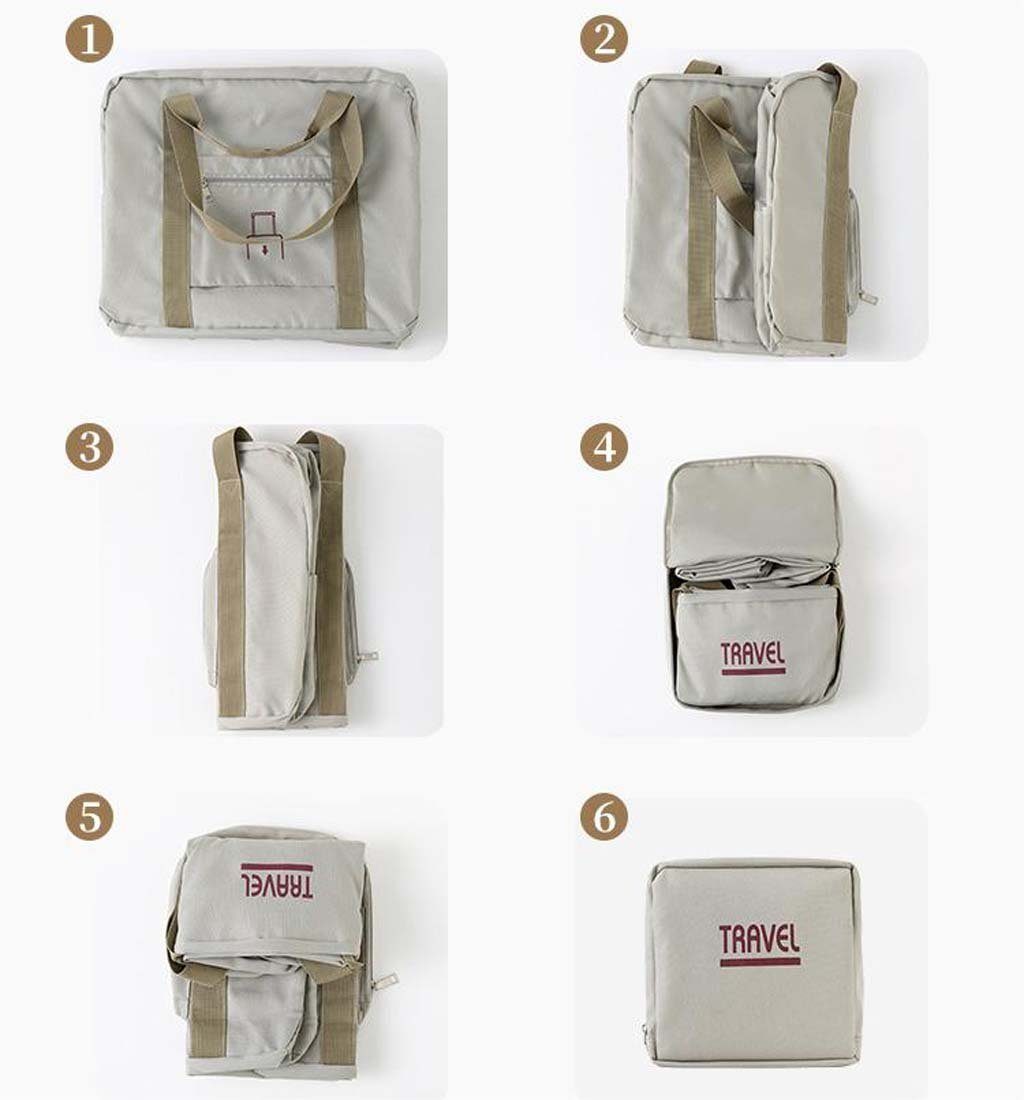 YANN Aufbewahrungstasche Zusammenklappbare Trolley-Koffer-Reisetasche, (Kleidungsaufbewahrungstasche mit großem Fassungsvermögen, Studentengepäcktasche, 1-tlg)