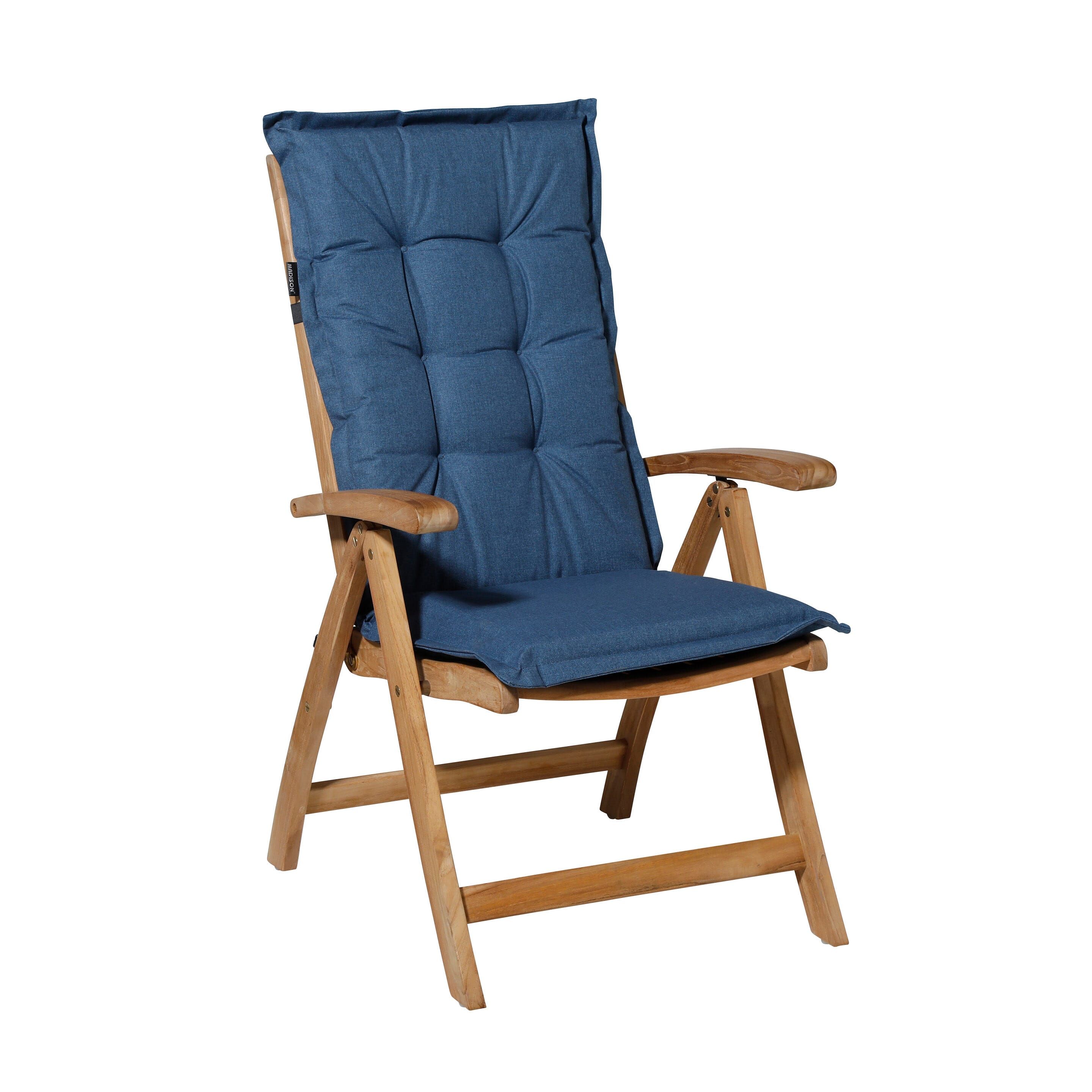 Madison Outdoor Oxford Blau 105 x 50 Kissen für niedrige Rückenlehne