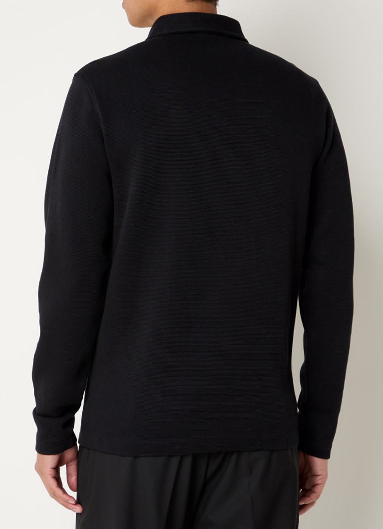 Selected Homme  Marc grofgebreide trui met halve rits