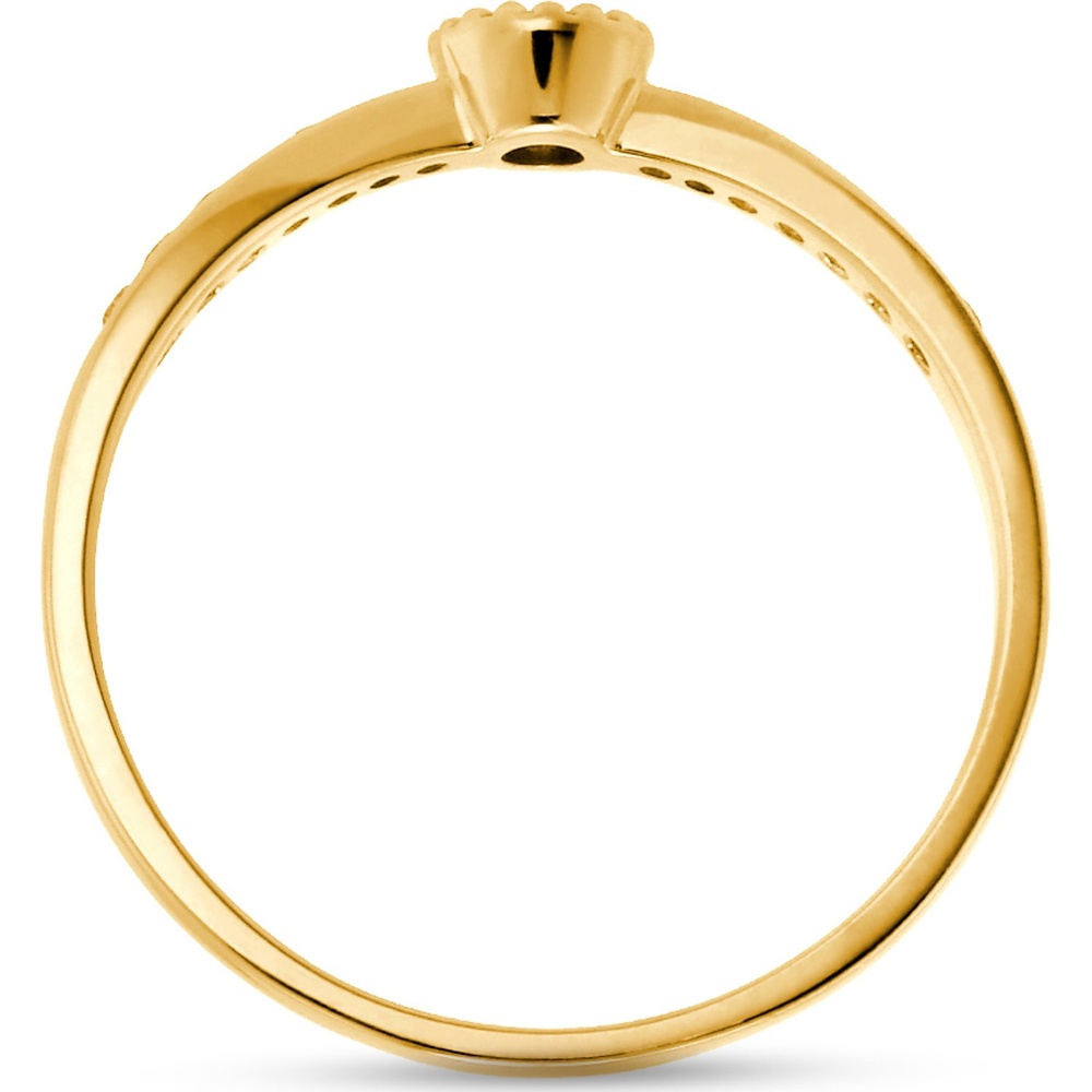 Valeria Bague pour femme 585 Or jaune or jaune Bague