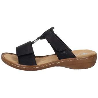 Rieker Pantolette in schwarz