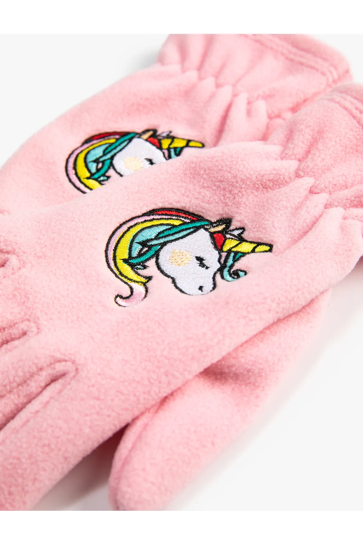 Koton  Fleecehandschuhe Einhorn bestickt