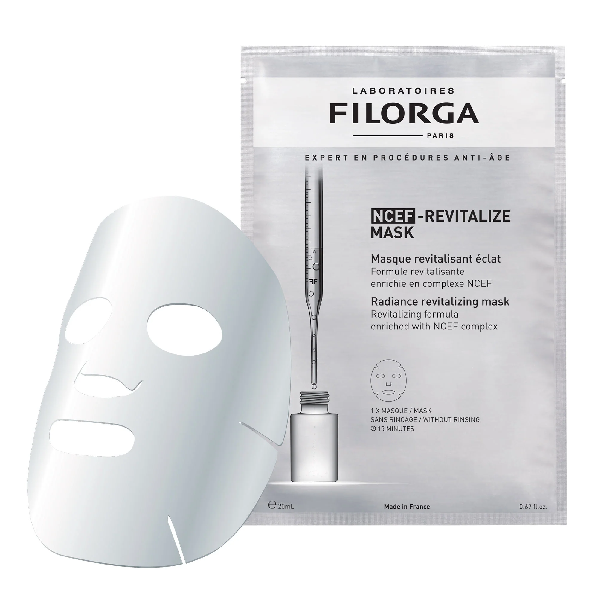 NCEF Ncef-Revitalize Mask - Anti-aldrende ansiktsmaske, fuktighetsgivende ansiktsmaske