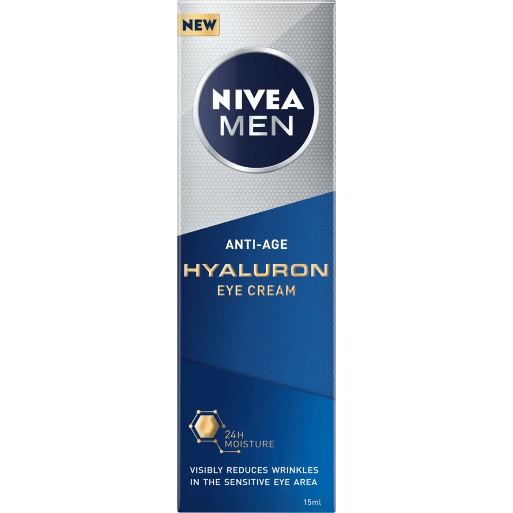 „Nivea Men“ hialurono rūgšties paakių kremas nuo raukšlių