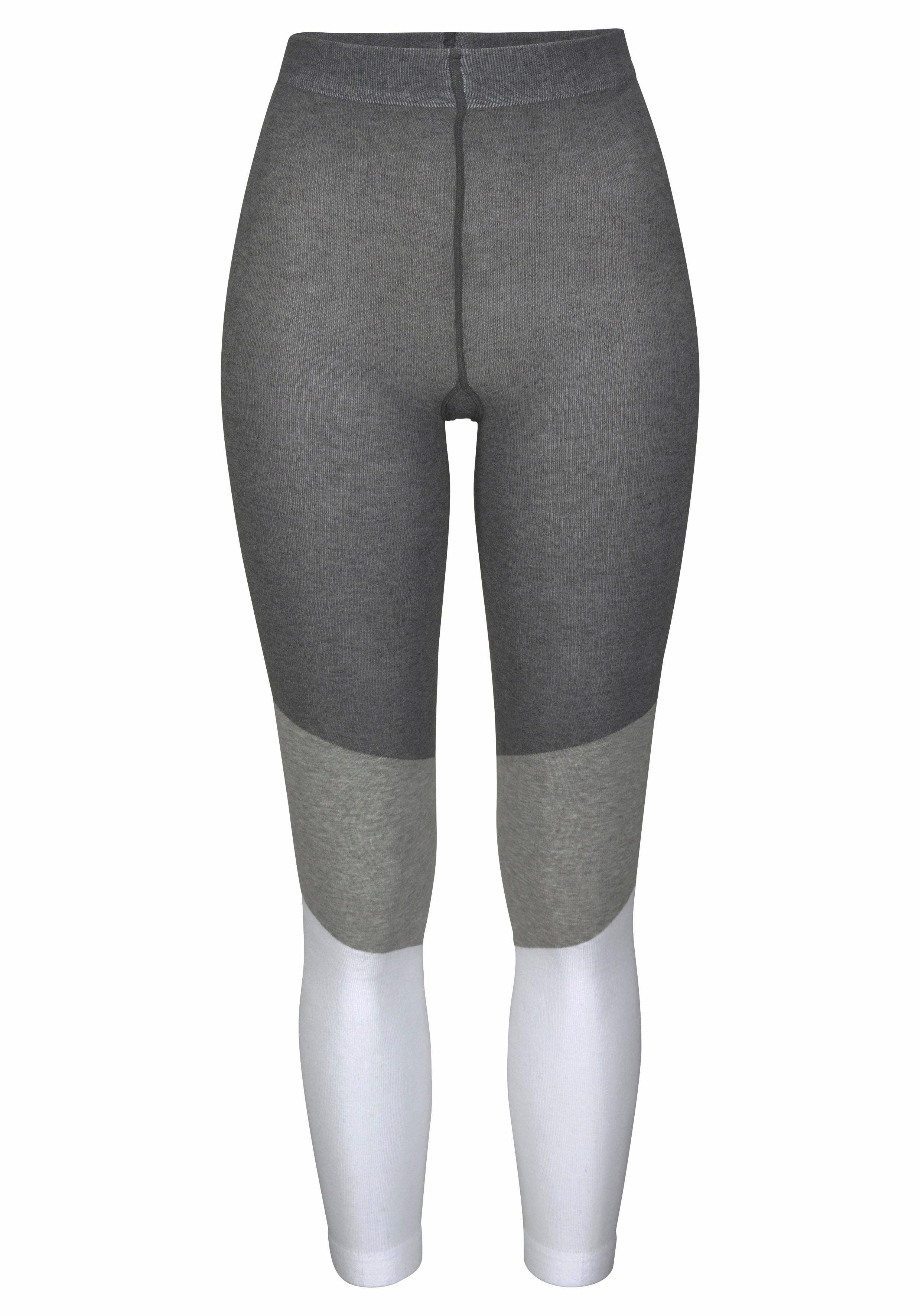 Bench. Strickleggings im sportiven Colorblockdesign