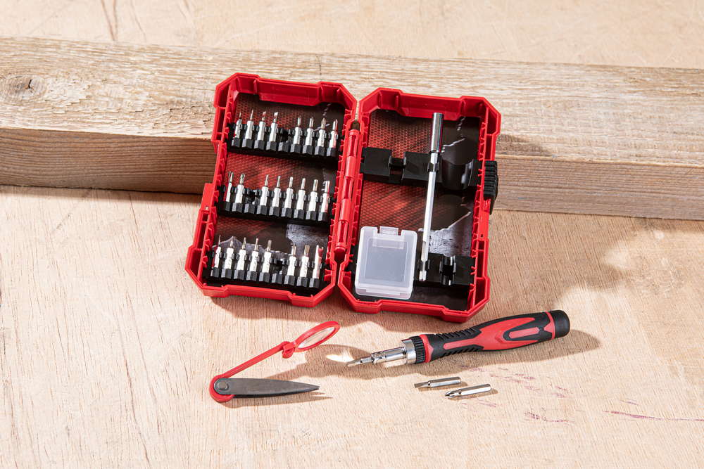 Kraft Werkzeuge Präzisions-Ratschen und Schraubendreher-Bit Set - 31tlg.