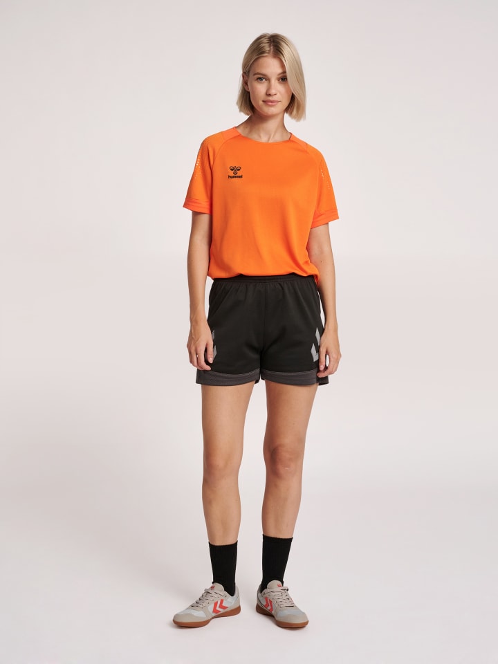 Hummel Hummel T-Shirt Hmllead Damen in ORANGE TIGER günstig kaufen