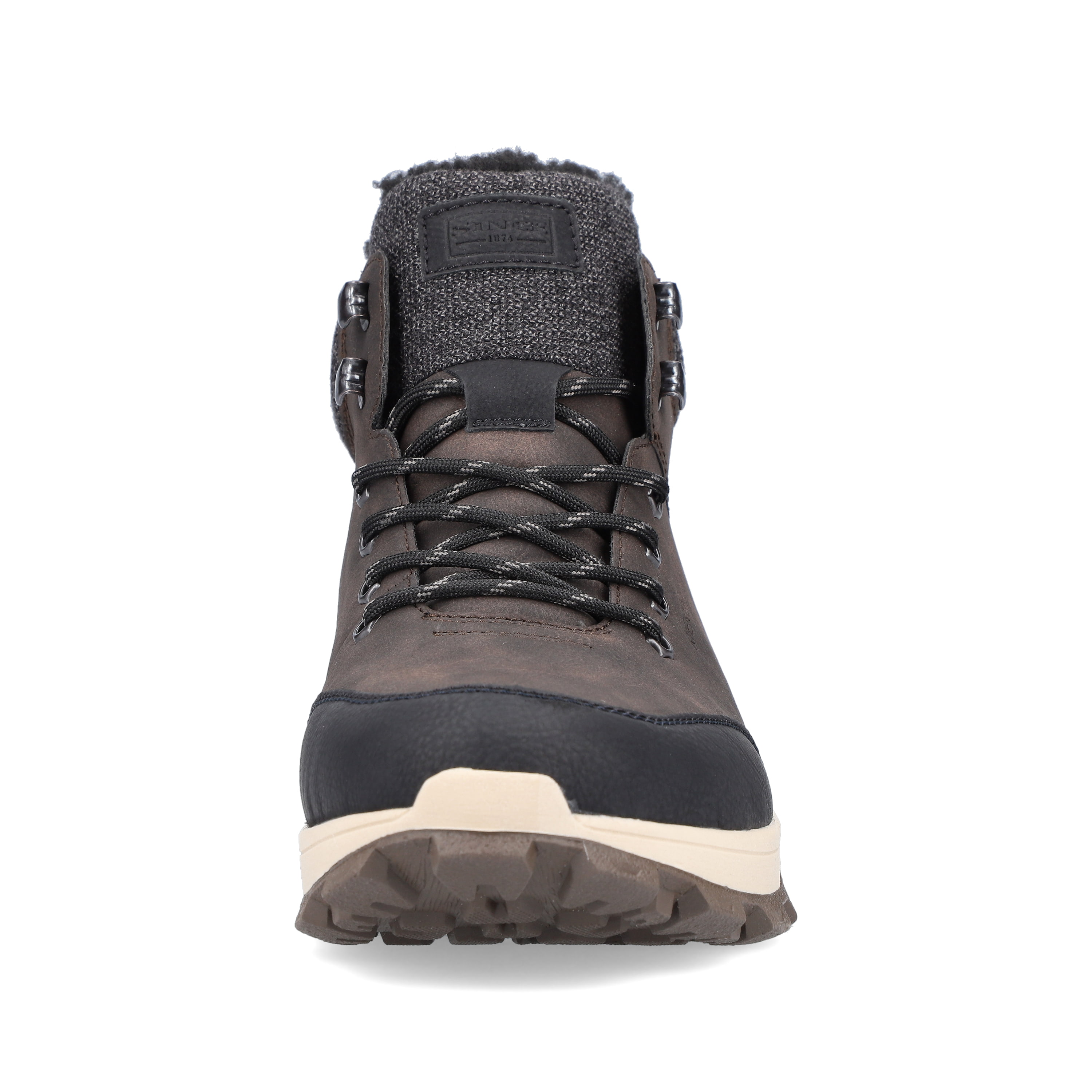 Rieker Herren Schnürstiefel kaffeebraun