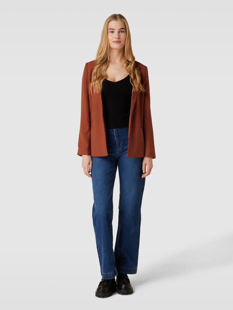 Blazer mit offener Vorderseite Modell 'Shirley' in terrakotta
