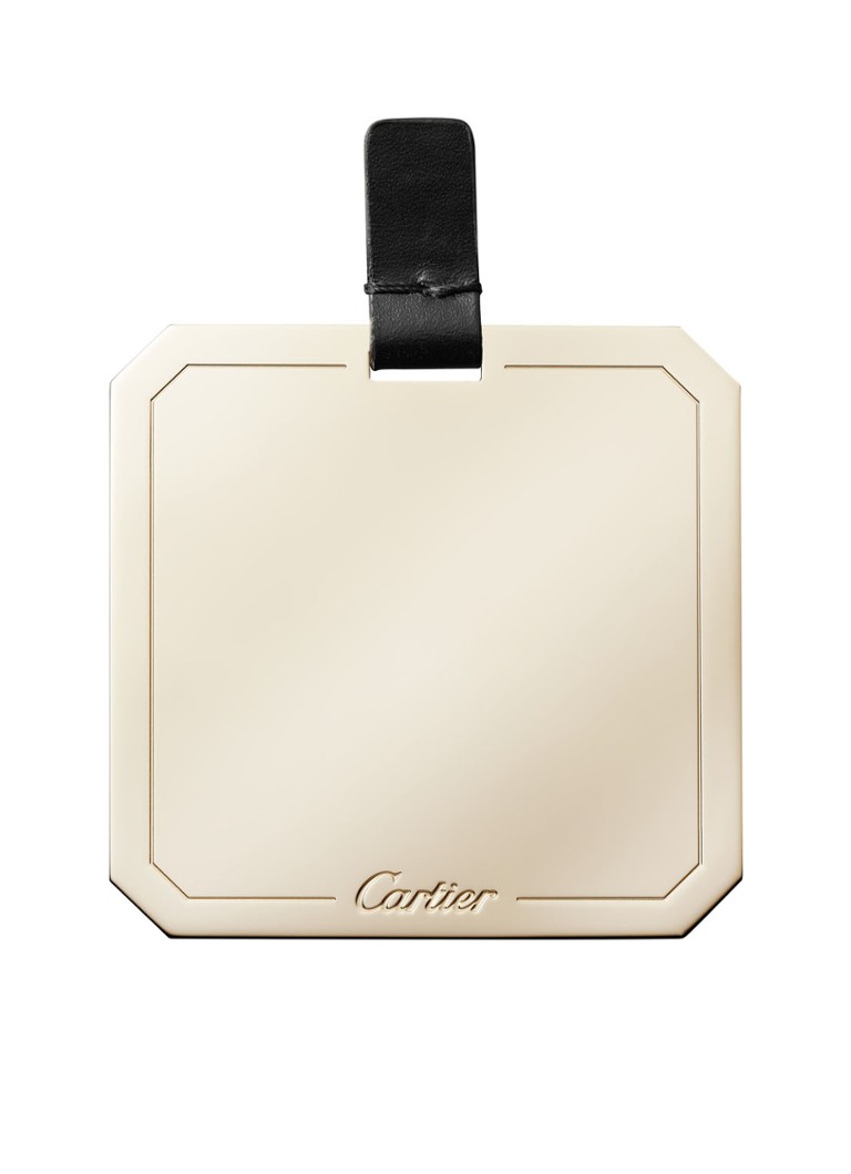 Geantă de umăr Cartier Double C Mini cu lanț din piele de vițel CRL1002303