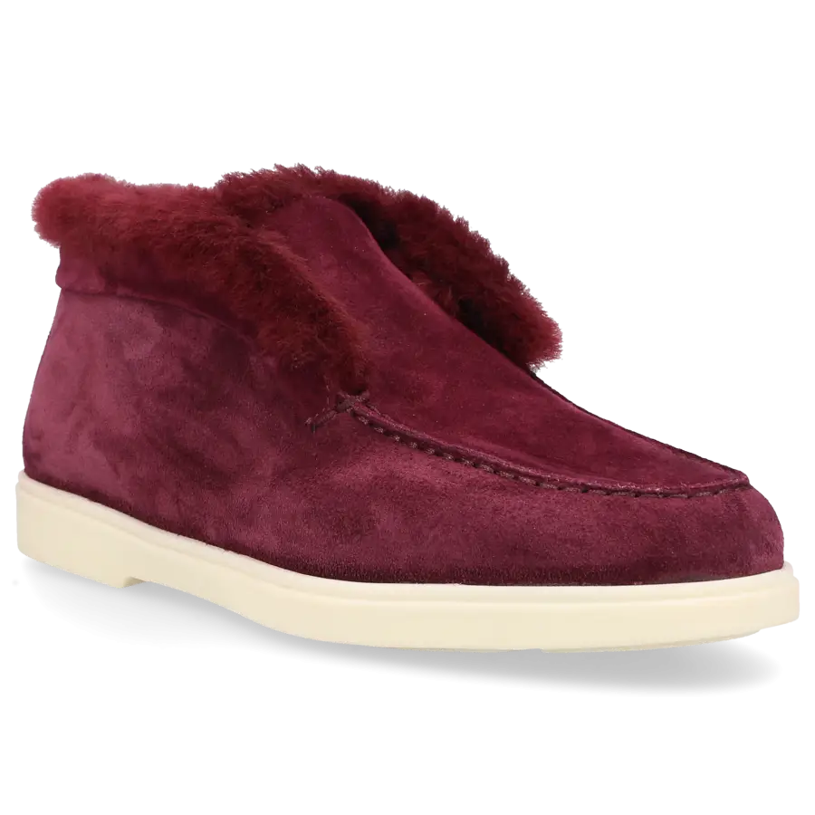 Santoni - Stiefeletten DESERT BOOT Veloursleder - rot