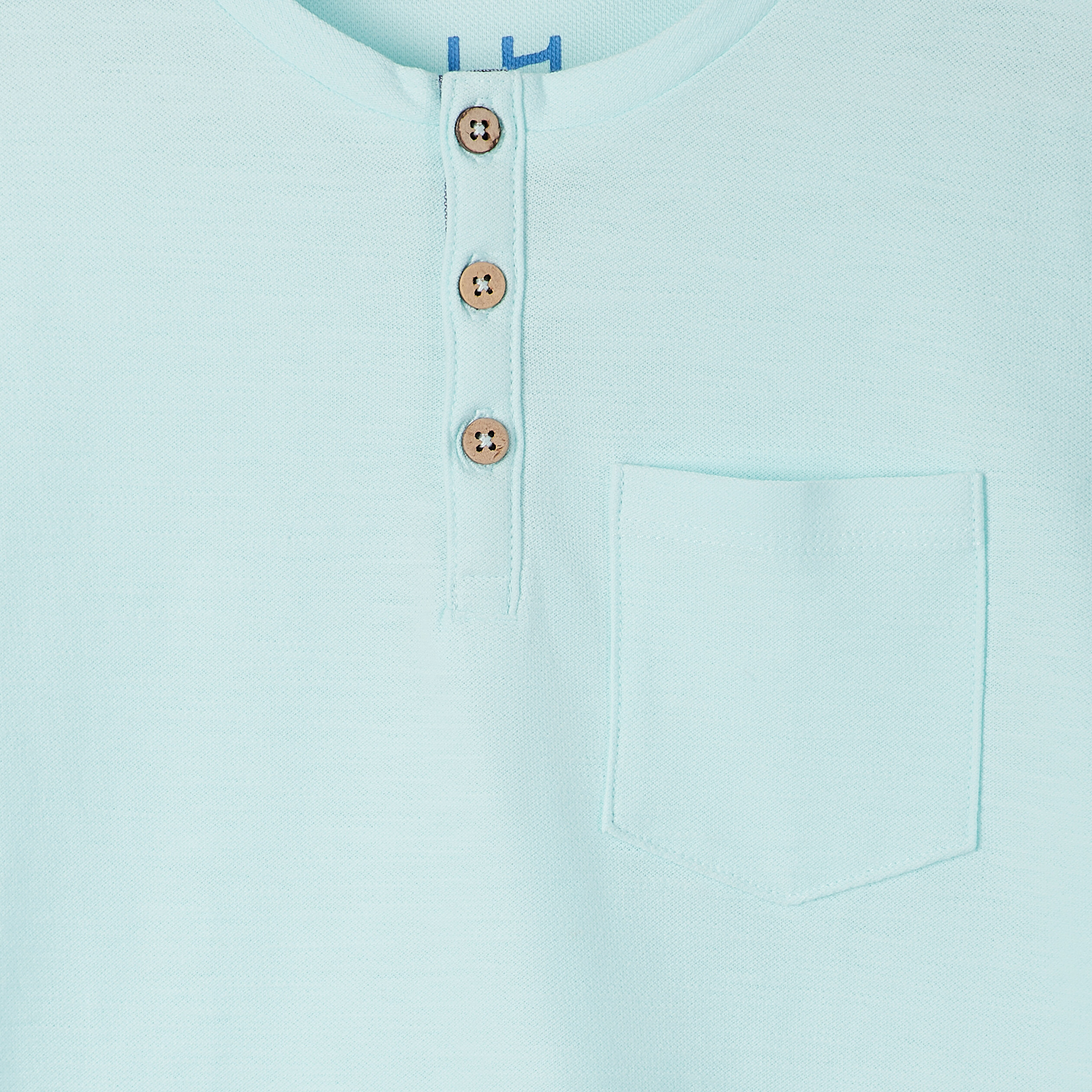 T-shirt manches courtes bleu clair garçon | La Halle