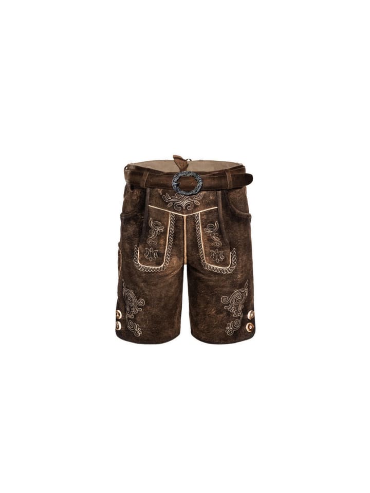 Nübler Trachtenhose für Herren in braun in braun günstig kaufen 128