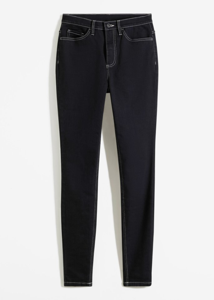 Super Skinny-Jeans mit Kontrastnähten