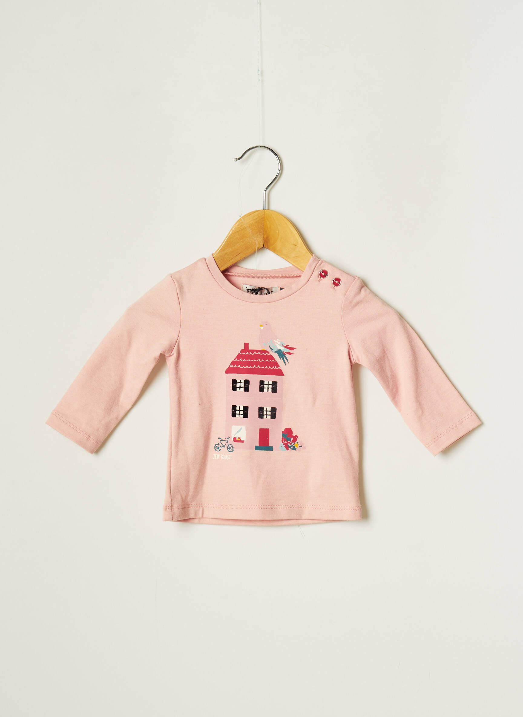 Jean Bourget Tshirts Fille couleur rose